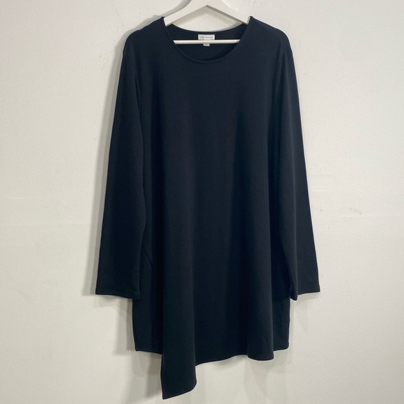 J. Jill XL Luxe Tencel Top Asymmetrical Comfy - Picture 1 of 9